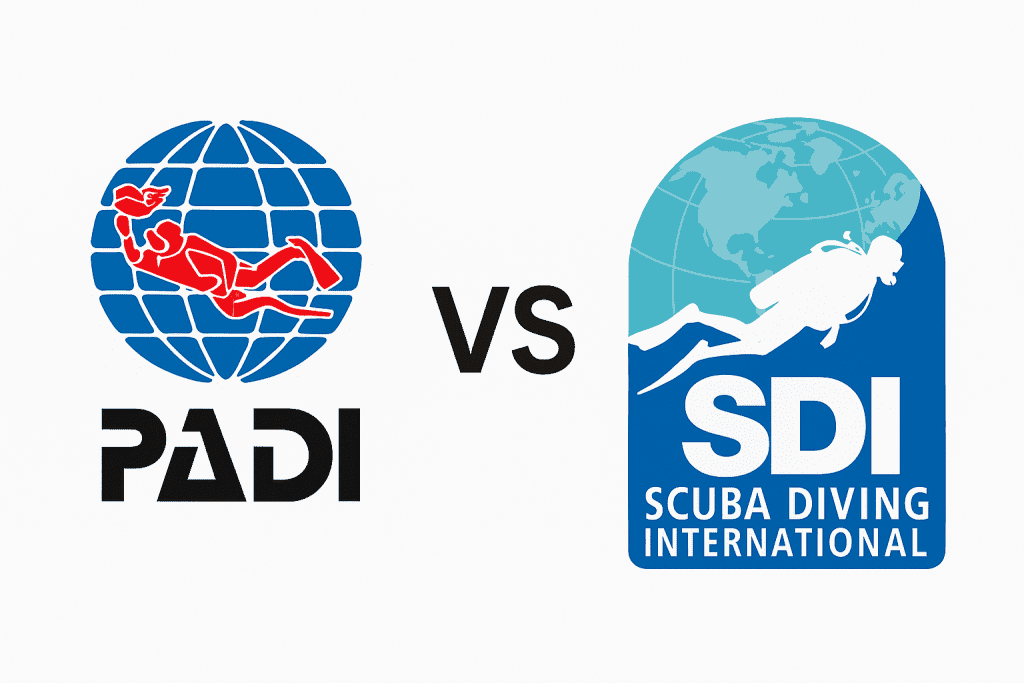 I offer both PADI and SDI private scuba instruction. Learn why.